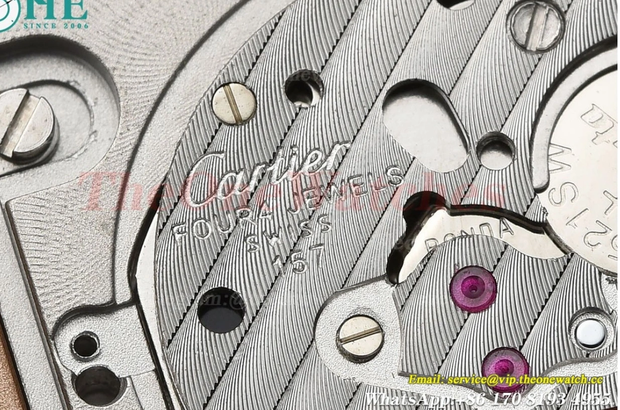 8848F 27mm Quartz Silver Tank RG RG Française Dial 0307